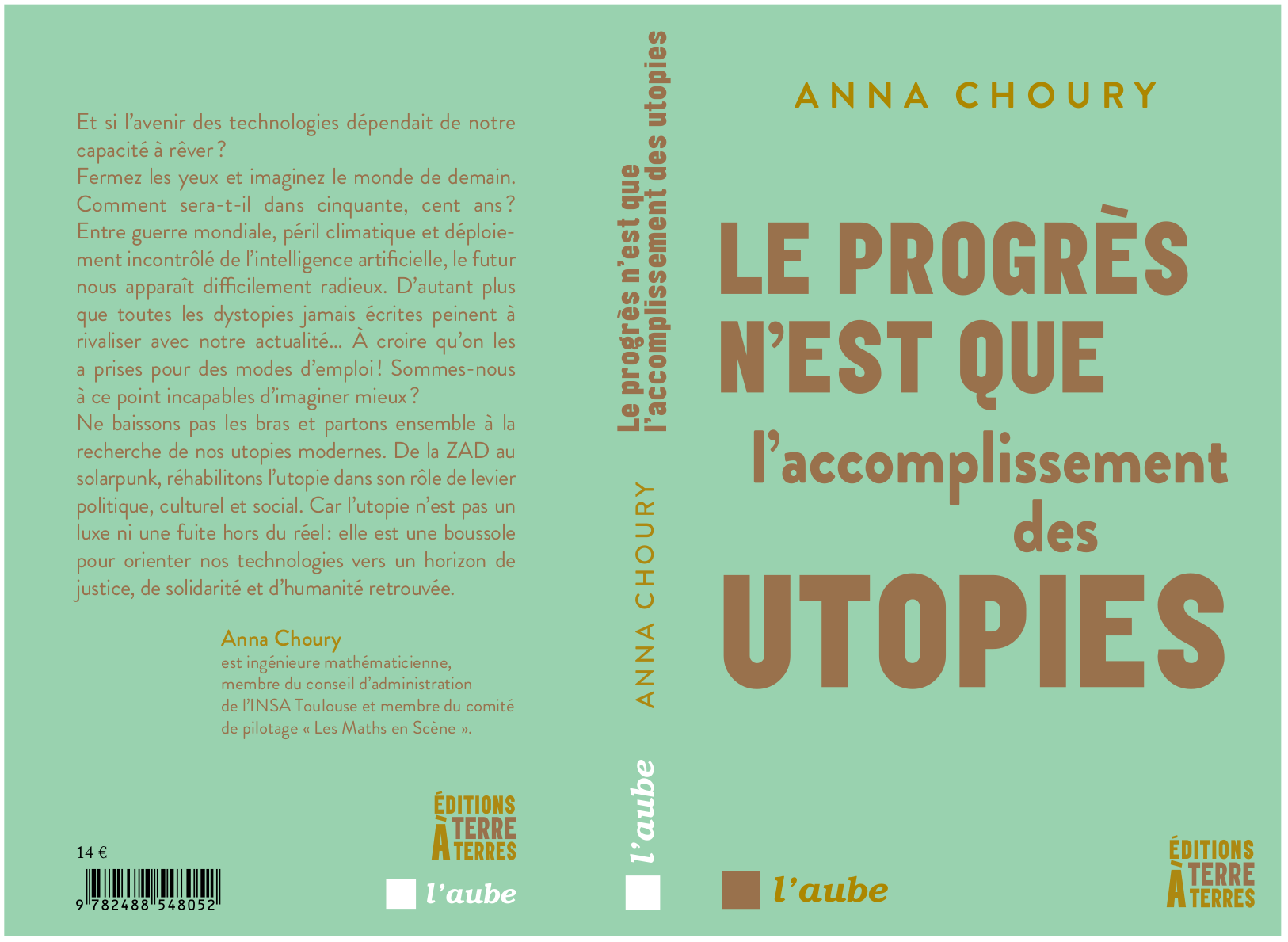 couverture du livre Le progès n'est que l'accomplissement des utopies